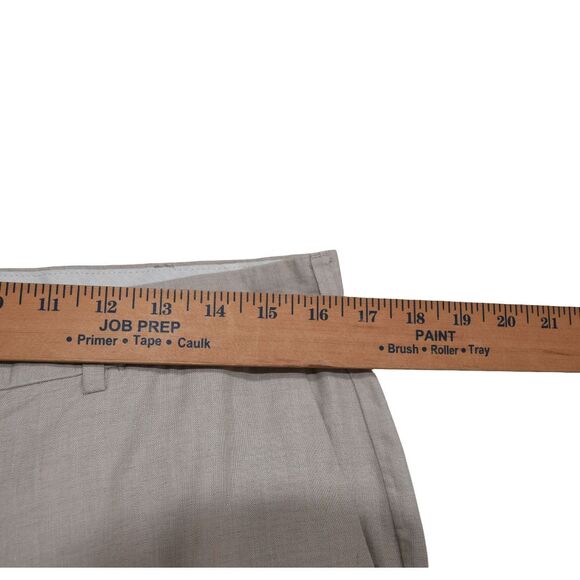 Cubavera Linen Blend Straight Leg Pants 34x30 (34x28 actual) Beige Minimalist - Picture 6 of 9